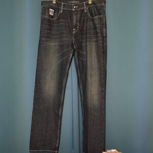 Cinch Men's Dark Blue Straight Jeans